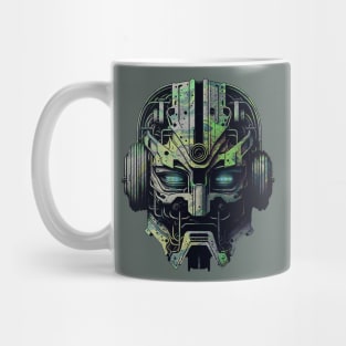 Camo Robot Head Mug